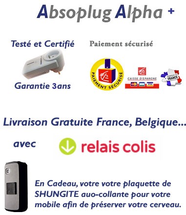 Absoplug Alpha Plus - Livraison gratuite en relais colis